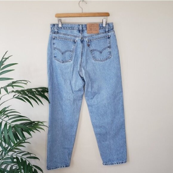 Vintage Levi's | 960 Loose Straight Orange Tab Jeans Size 12 - Picture 4 of 6